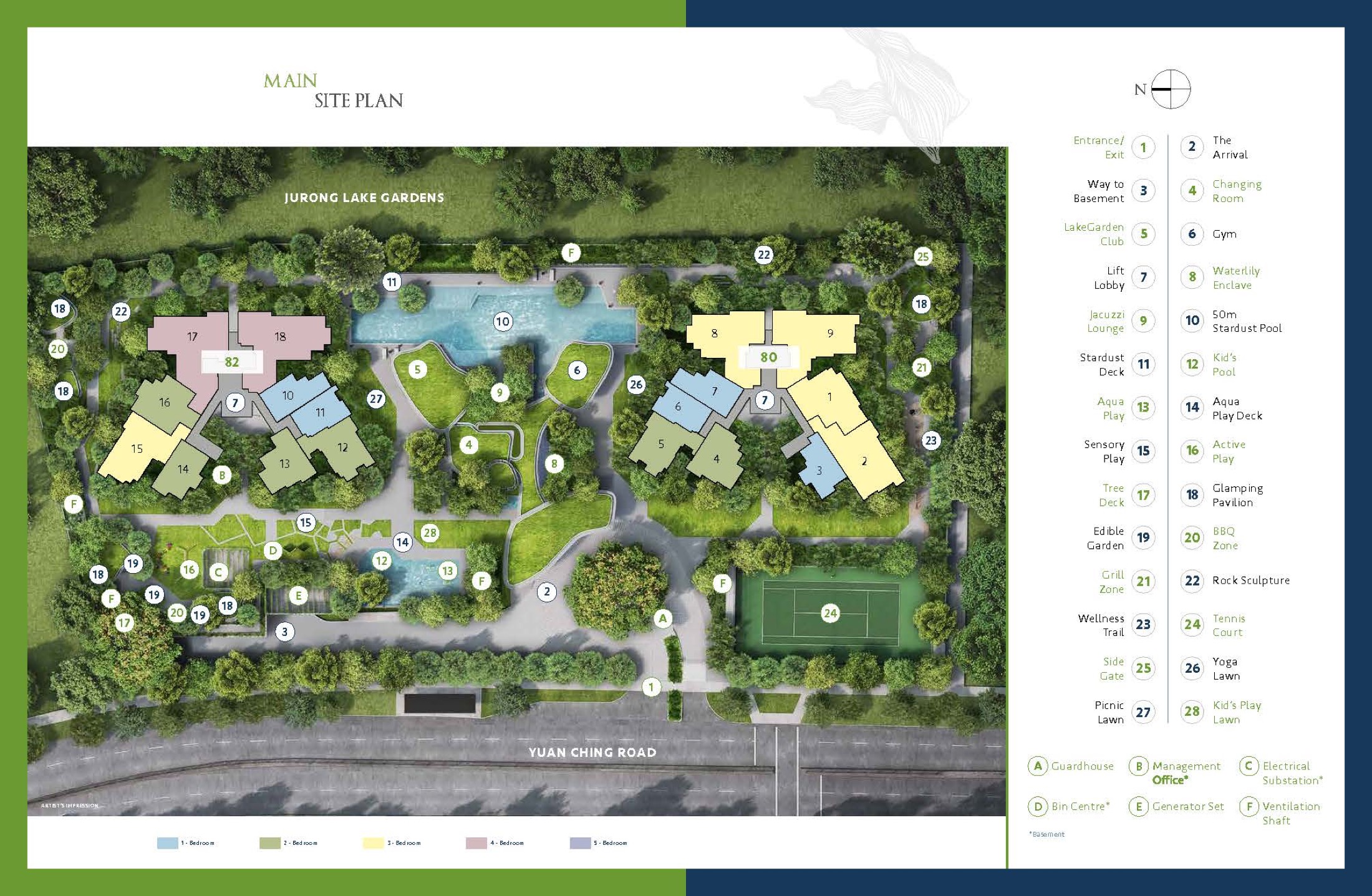 The Lakegarden Residences actual site plan