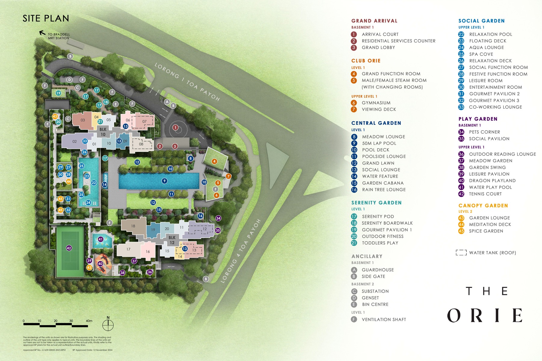 THE ORIE actual site plan