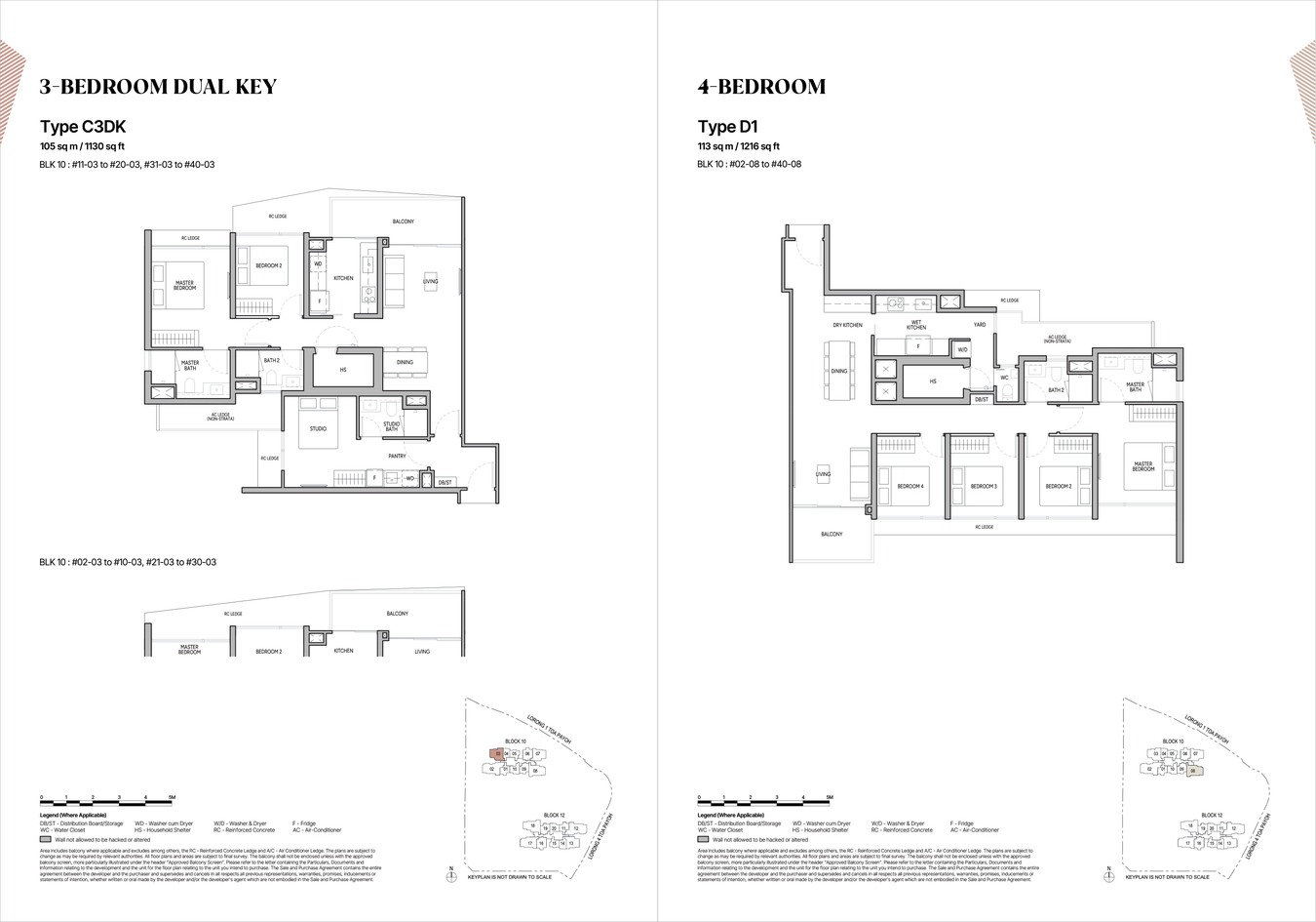 THE ORIE 4 Bedroom / Dual Key floor plan