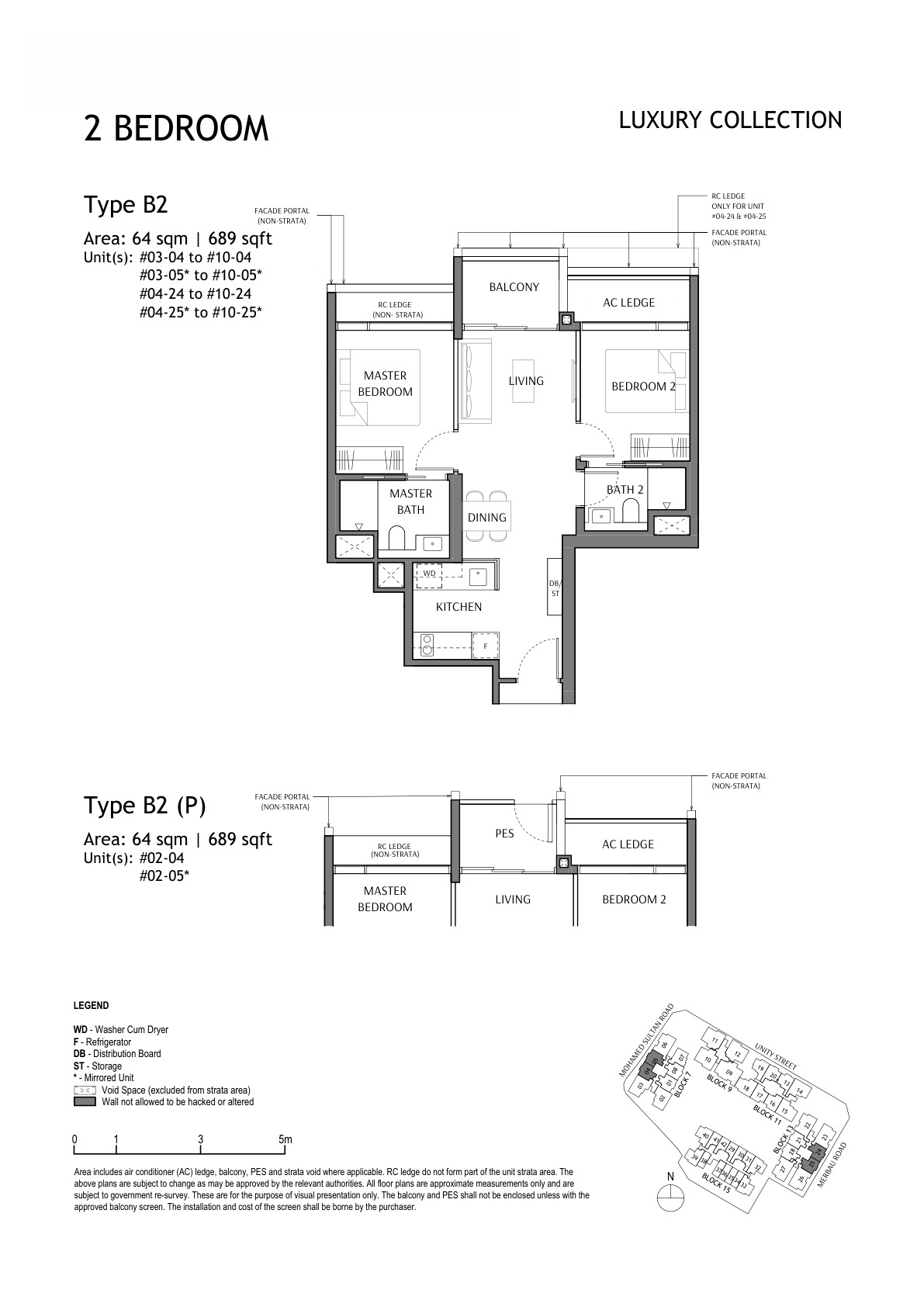 The Robertson Opus 3 Bedroom floor plan