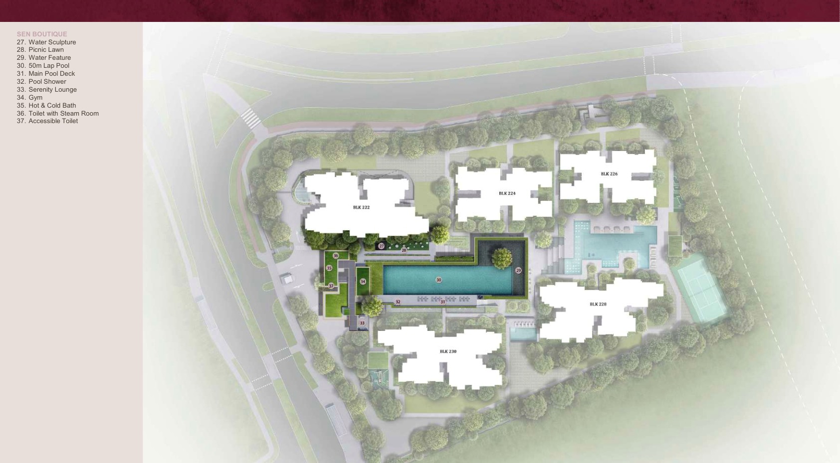 The Sen source site and location context plan