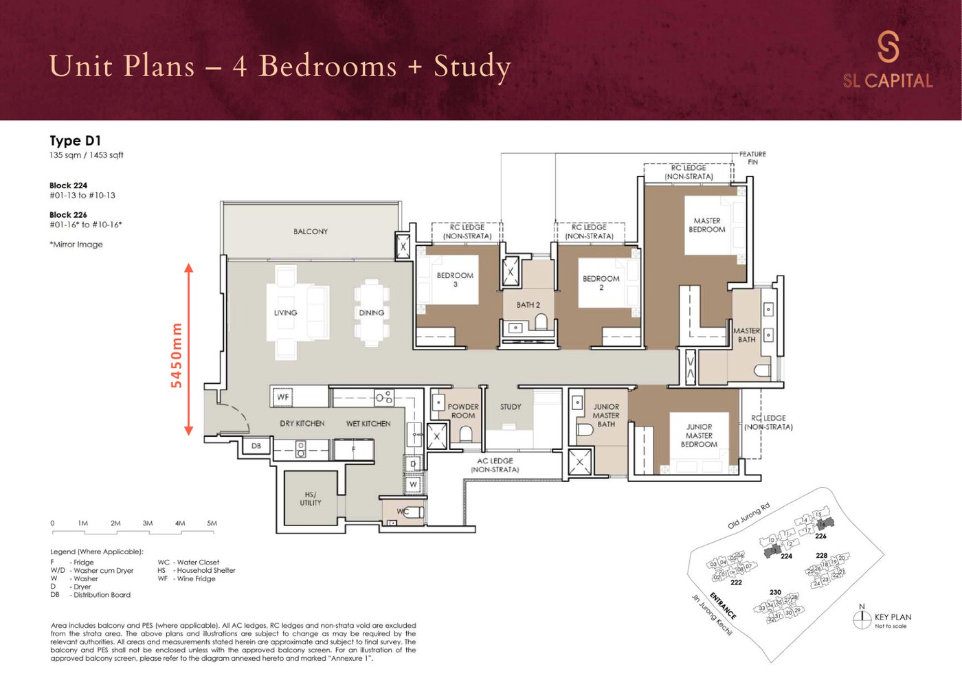The Sen 4 Bedroom + Study floor plan