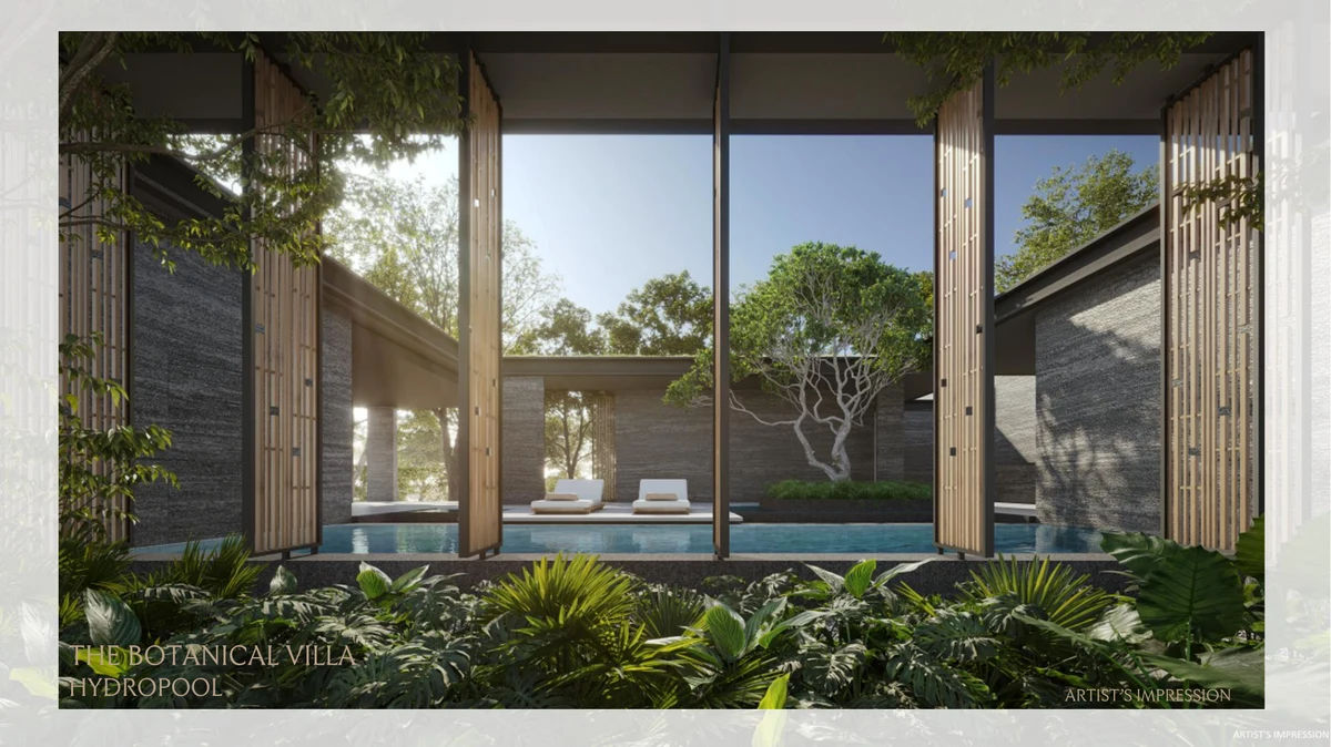 UPPERHOUSE botanical villa landscape garden and pool