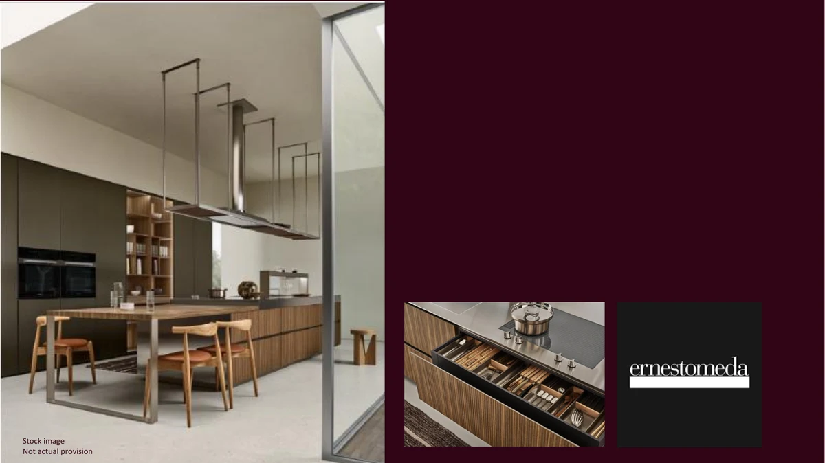 UPPERHOUSE Ernestomeda kitchen system with island counter
