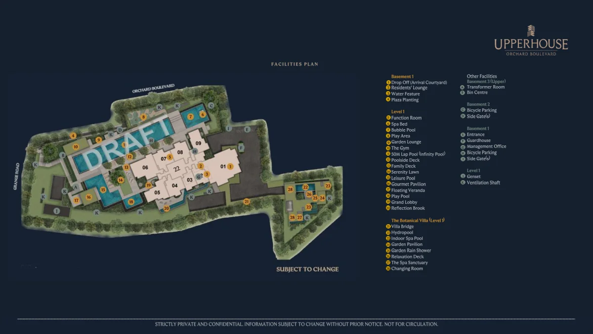 UPPERHOUSE Orchard Boulevard 1 bedroom study floor plan 474 sqft