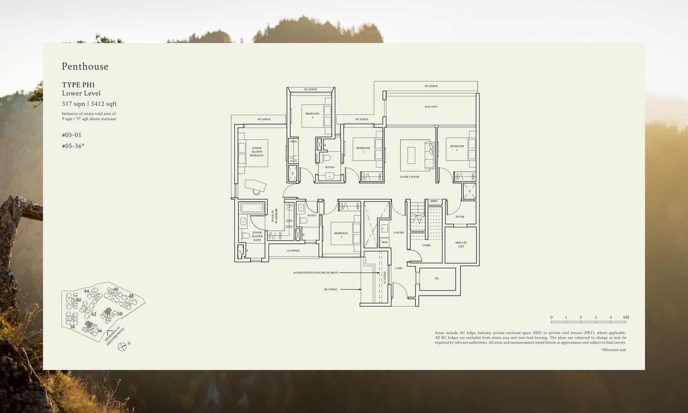 Watten House 3 Bedroom floor plan