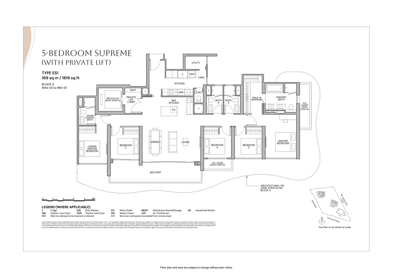 Zyon Grand 5 Bedroom Supreme floor plan