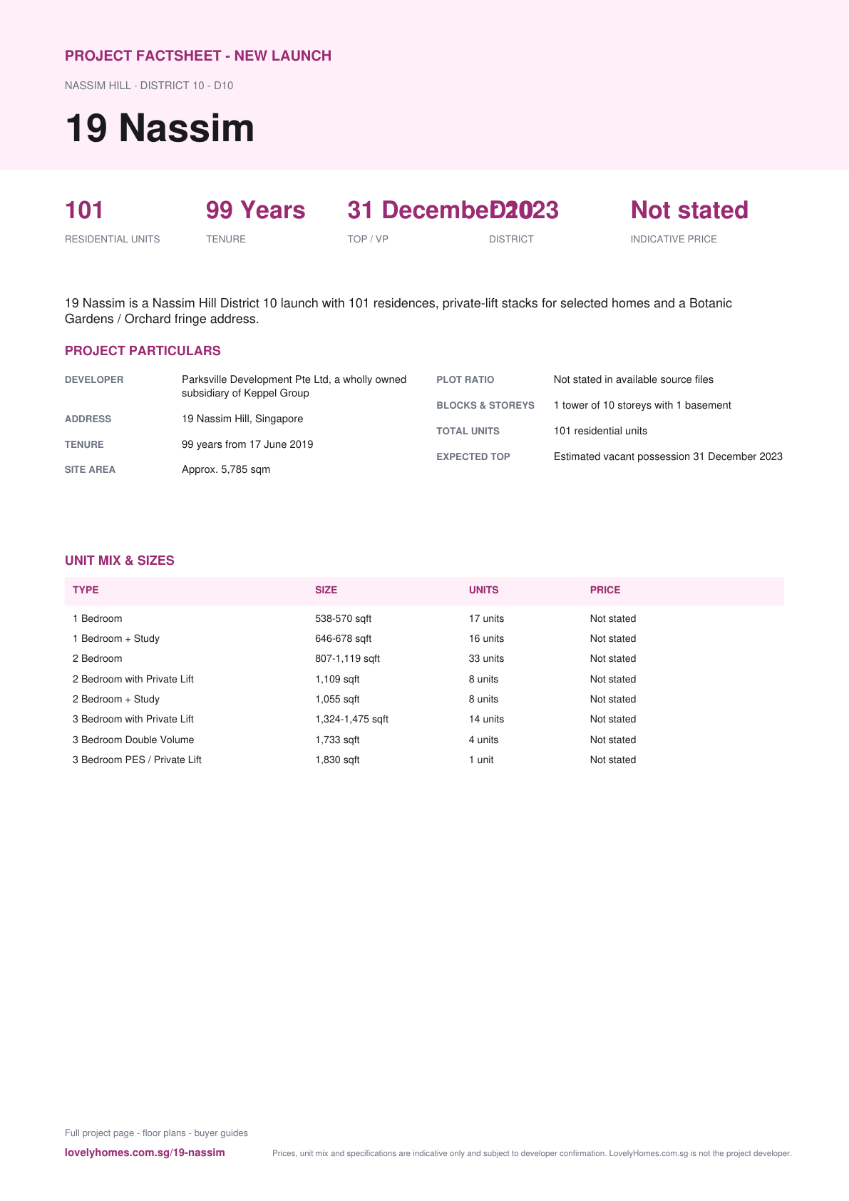 19 Nassim factsheet page 1