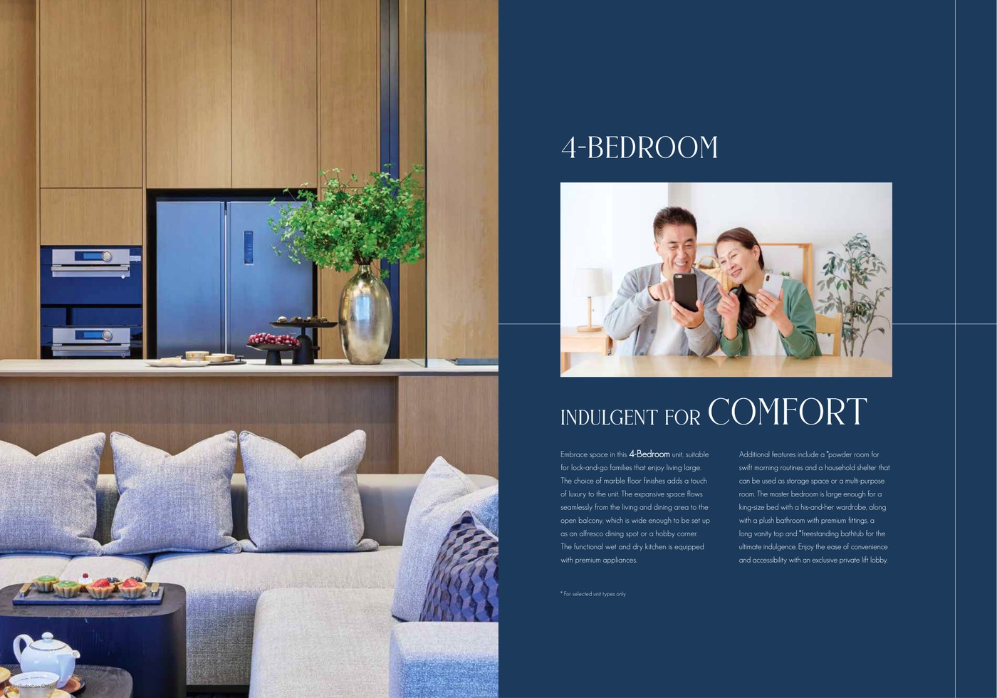 8@BT 4 Bedroom Type D1 floor plan