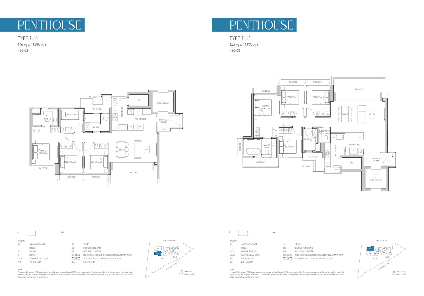 8@BT Penthouse Type PH2 floor plan