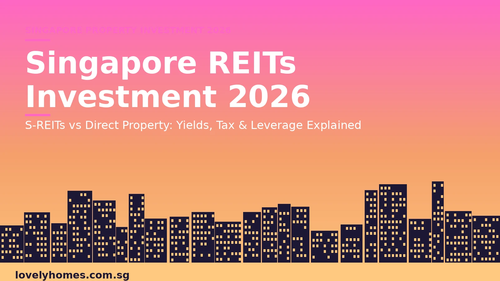 Singapore REITs investment 2026 — S-REIT yields, leverage limits and tax treatment for property investors