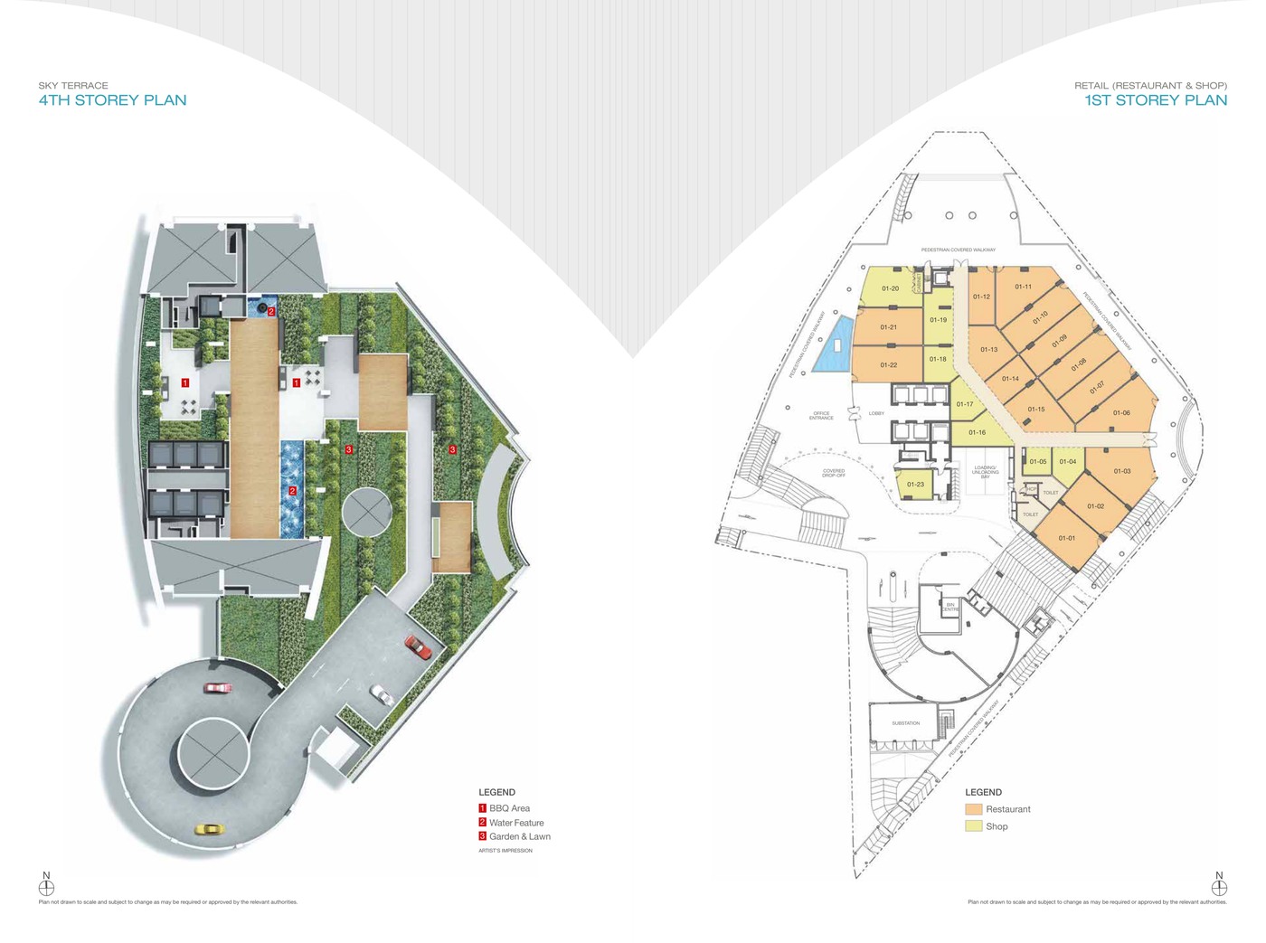 ARC 380 Retail 1st Storey Plan floor plan