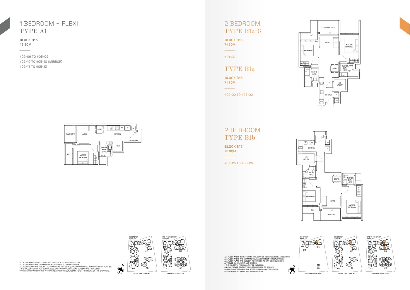 Bagnall Haus 1 Bedroom + Flexi / 2 Bedroom floor plan