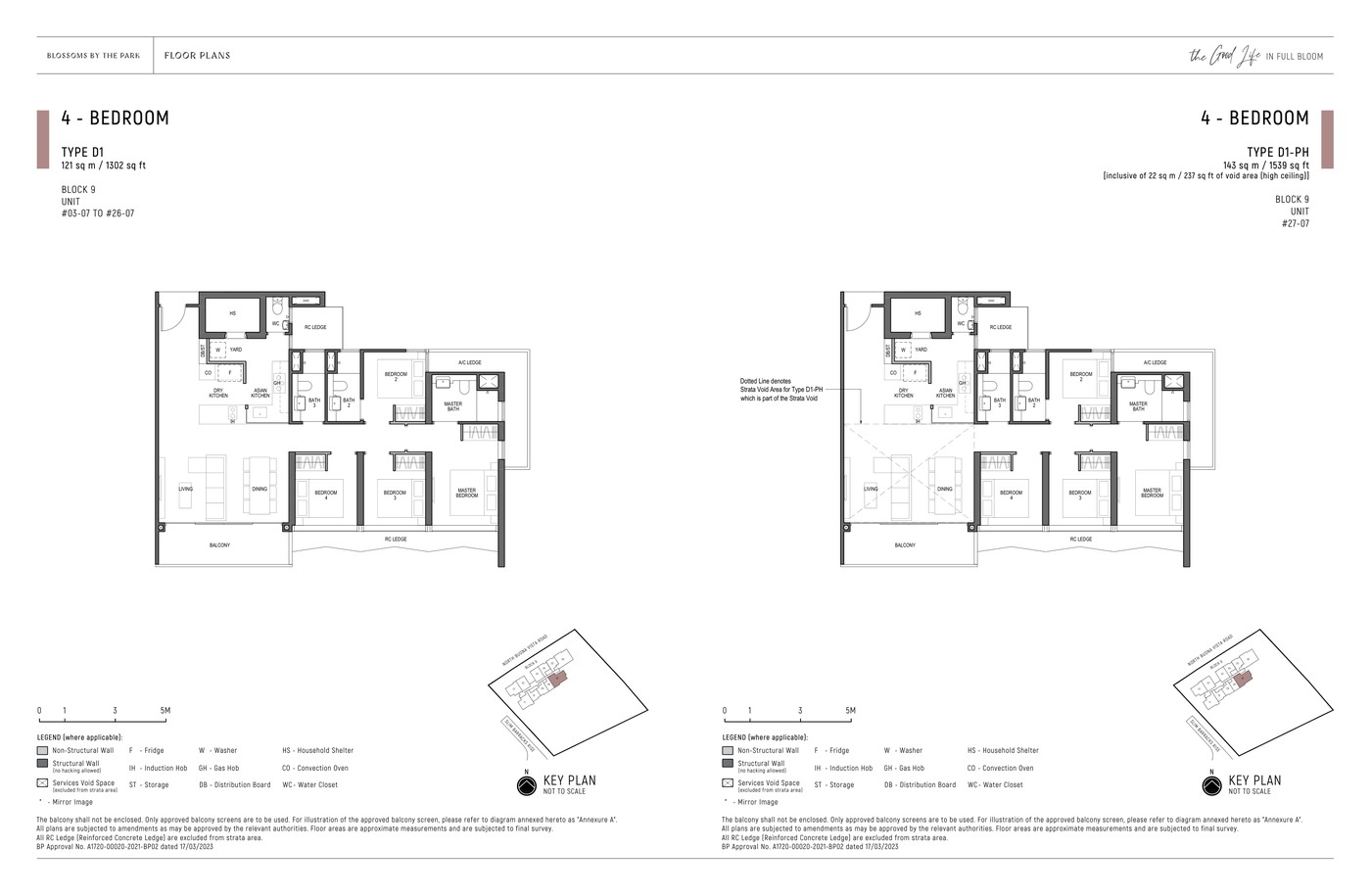 Blossoms By The Park 4 Bedroom floor plan