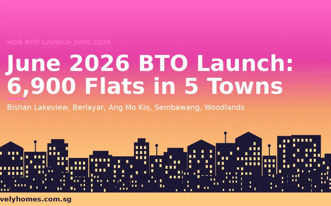 HDB June 2026 BTO Launch: 6,900 Flats Across 5 Towns — Complete Buyer’s Guide
