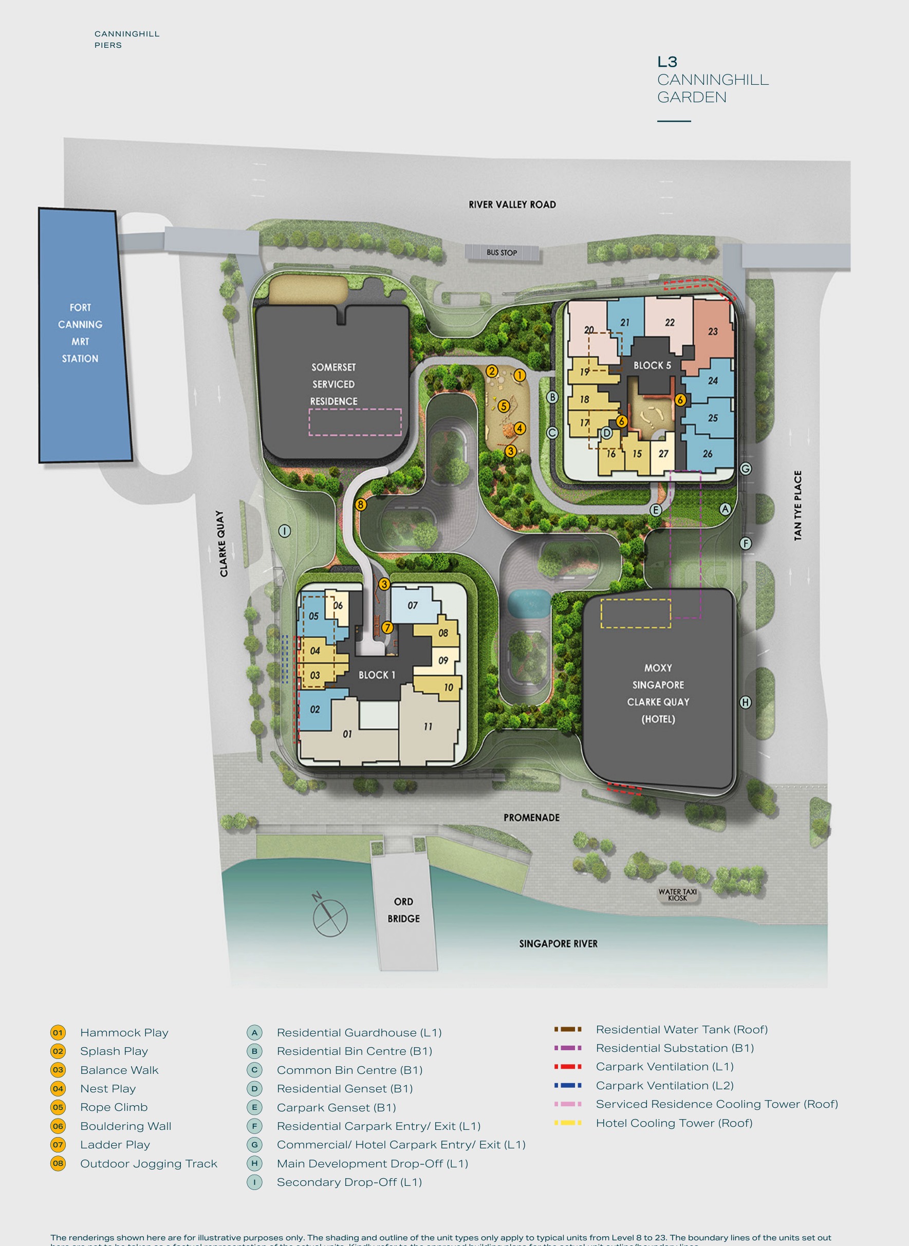 CanningHill Piers actual site plan