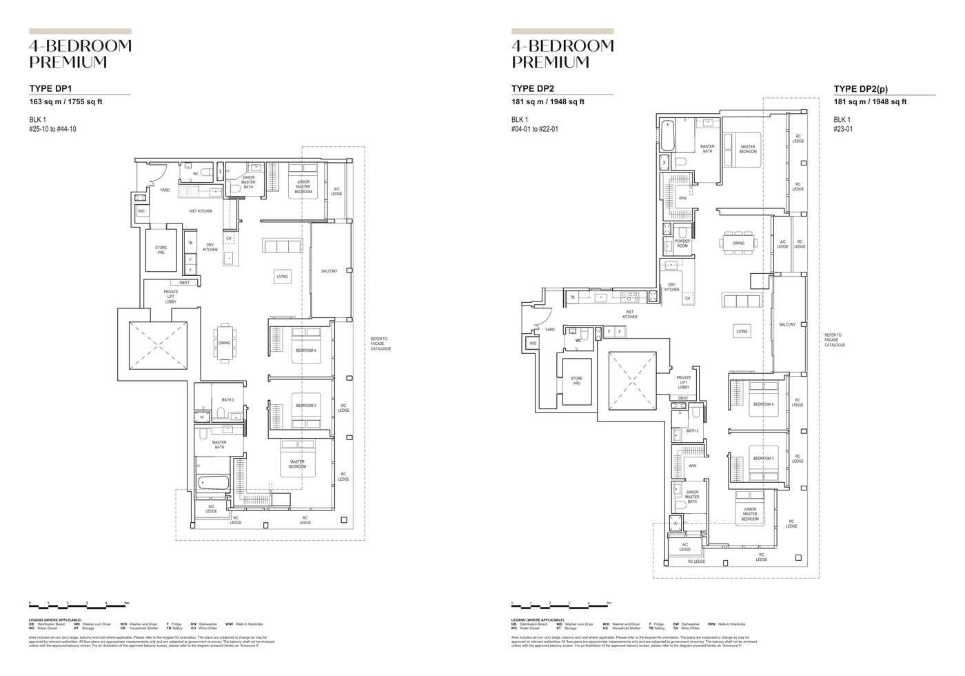 CanningHill Piers 4 Bedroom Premium Type D1 floor plan