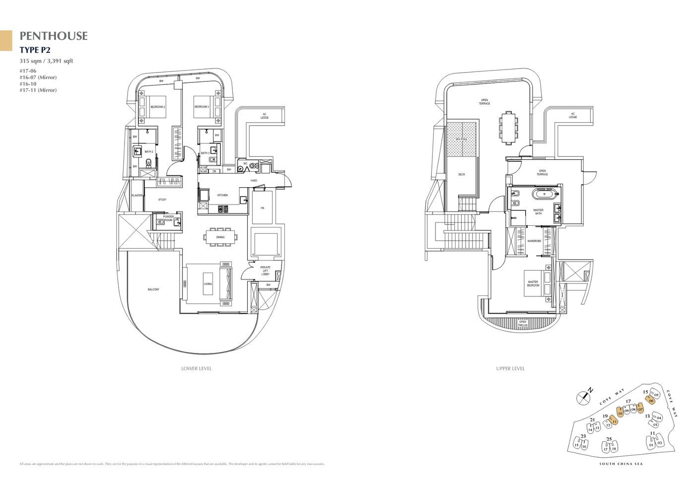 Cape Royale Penthouse Lower floor plan