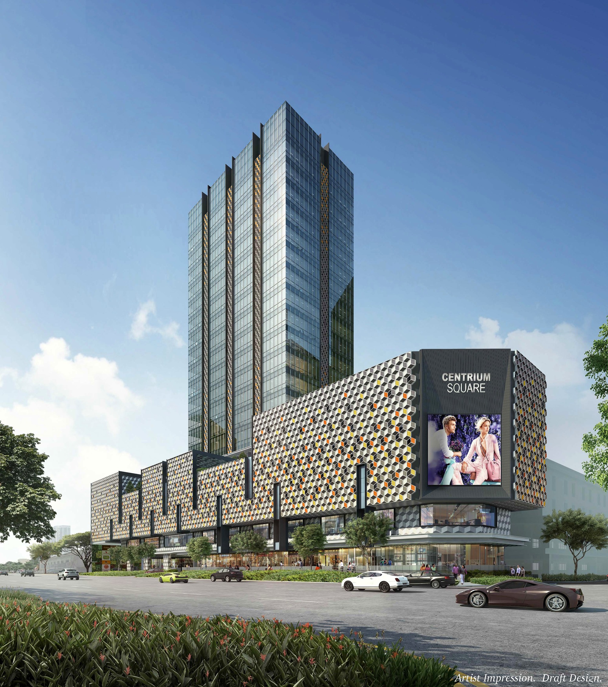 Centrium Square exterior artist impression