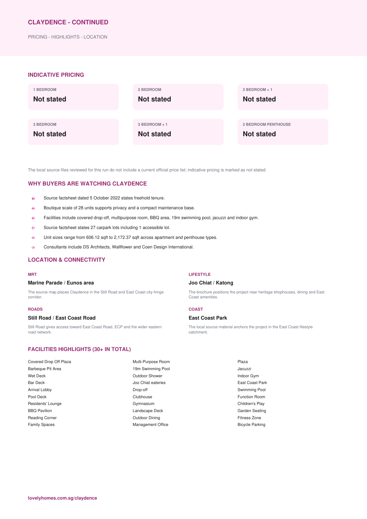 Claydence factsheet page 2