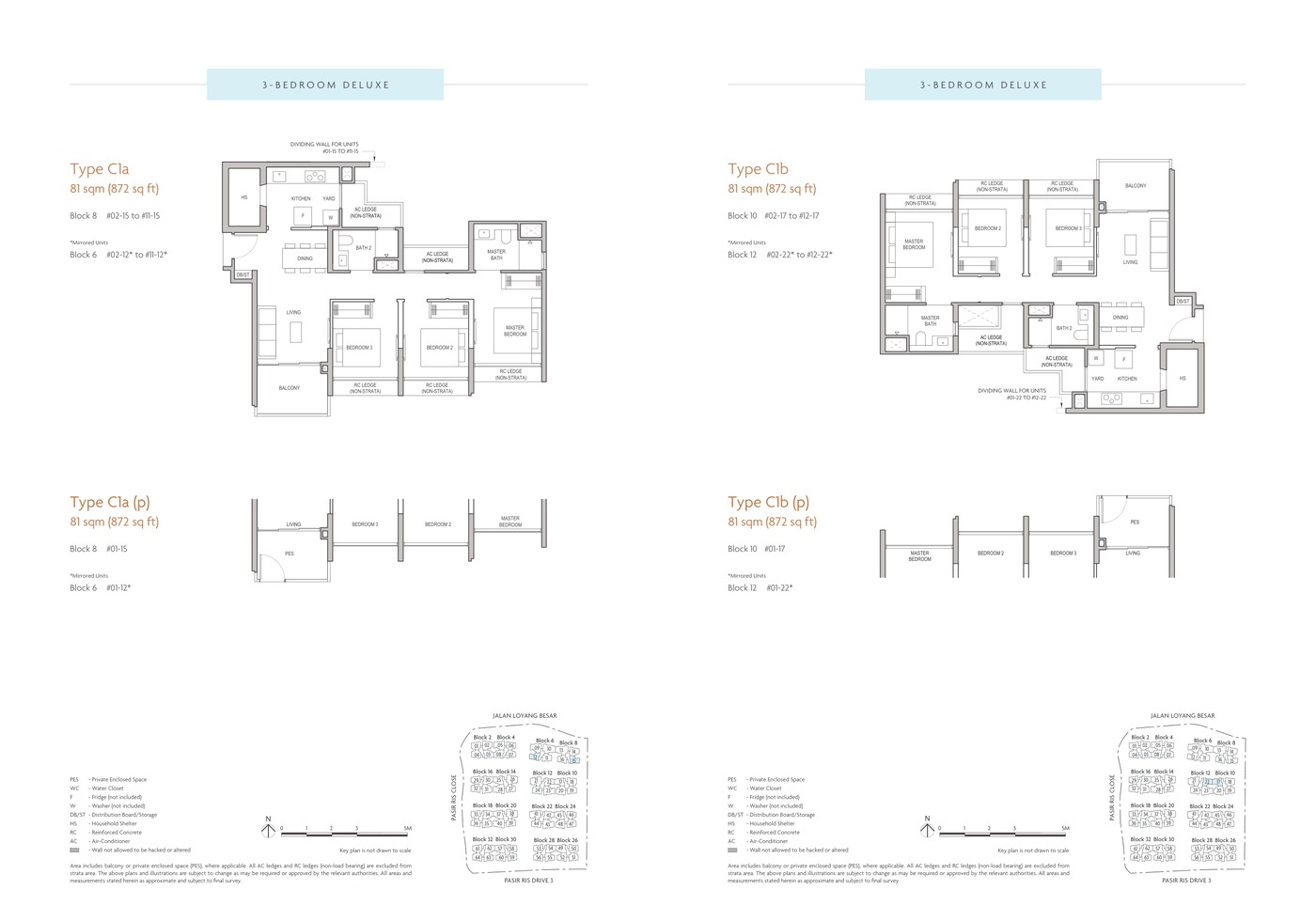 Coastal Cabana 3 Bedroom Deluxe floor plan