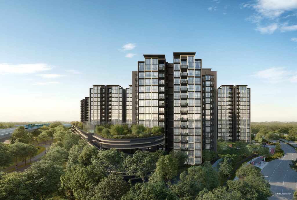 Copen Grand executive condominium exterior, developer artist impression