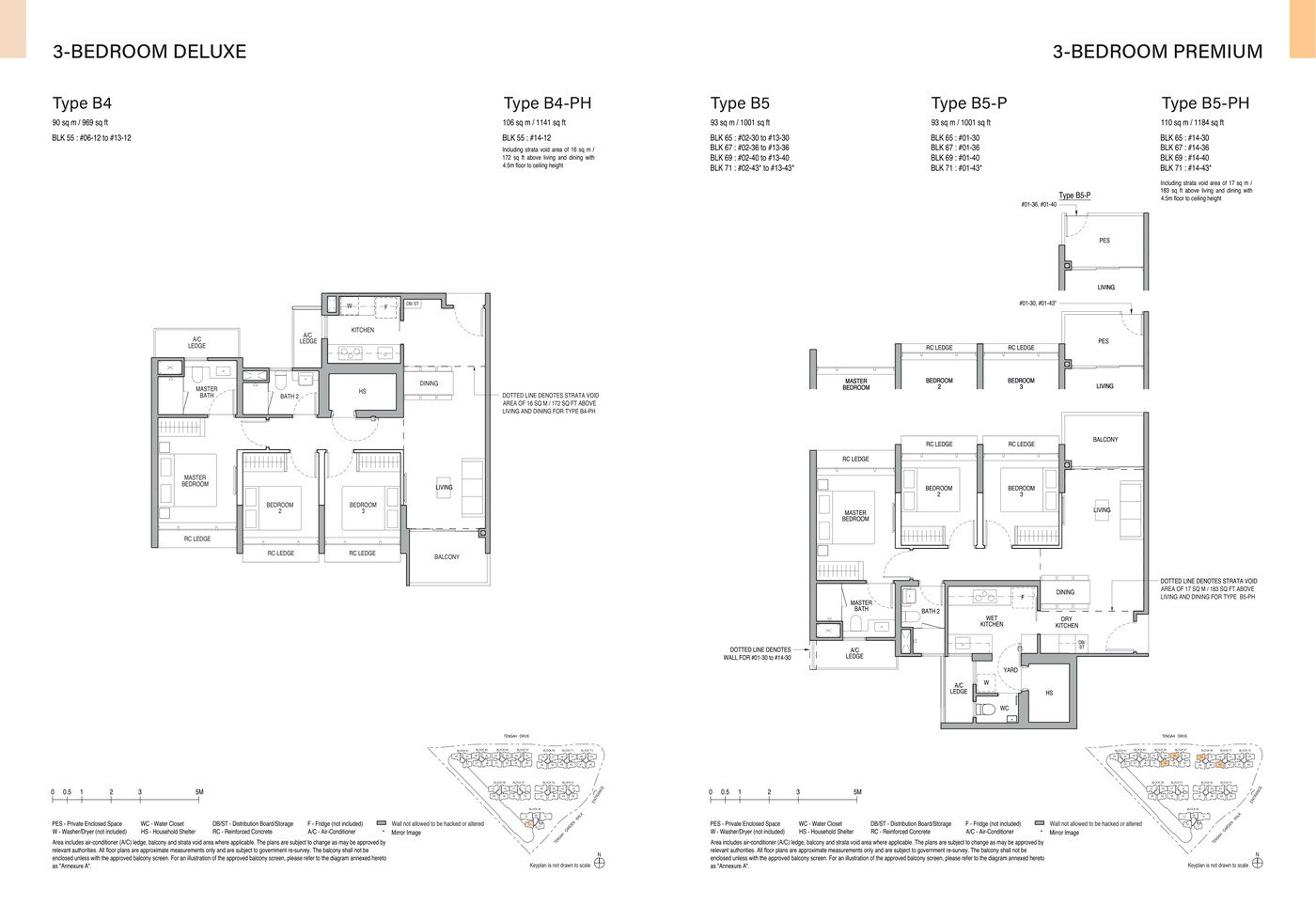 Copen Grand 3 Bedroom Premium floor plan