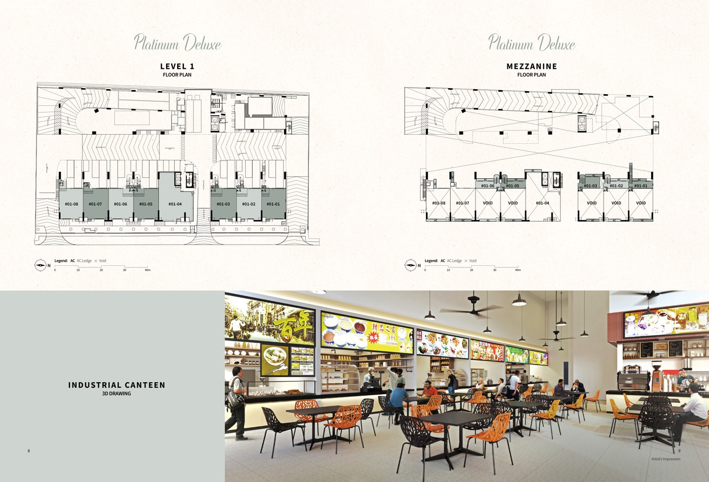 CT FoodNEX Level 1 Platinum Deluxe floor plan