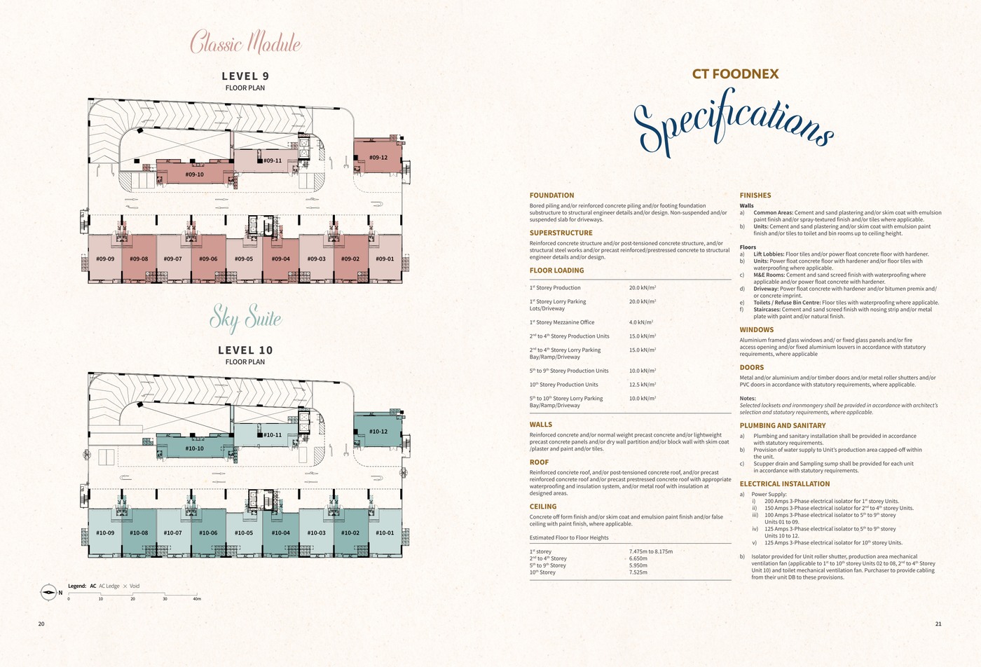 CT FoodNEX Level 10 Faveur Deluxe floor plan