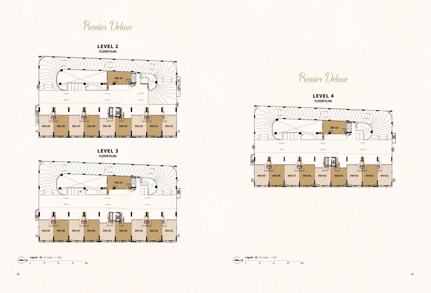 CT FoodNEX Levels 2-4 Premier Deluxe floor plan
