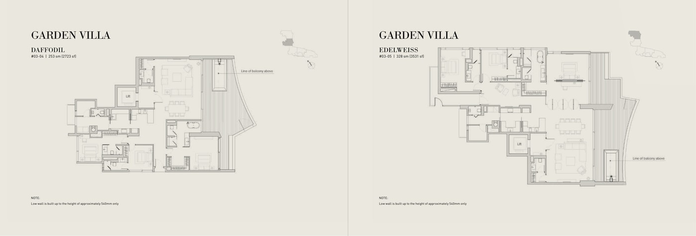 EDEN Residences @ CAPITOL Garden Villa Daffodil floor plan