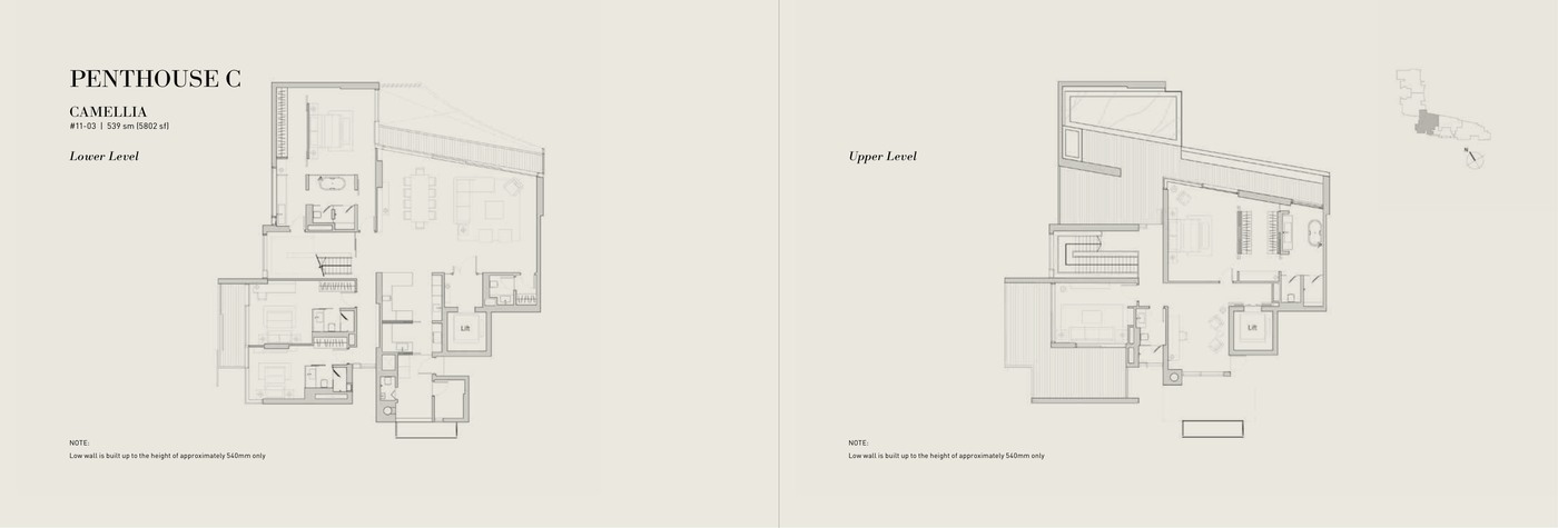 EDEN Residences @ CAPITOL Penthouse C Camellia floor plan