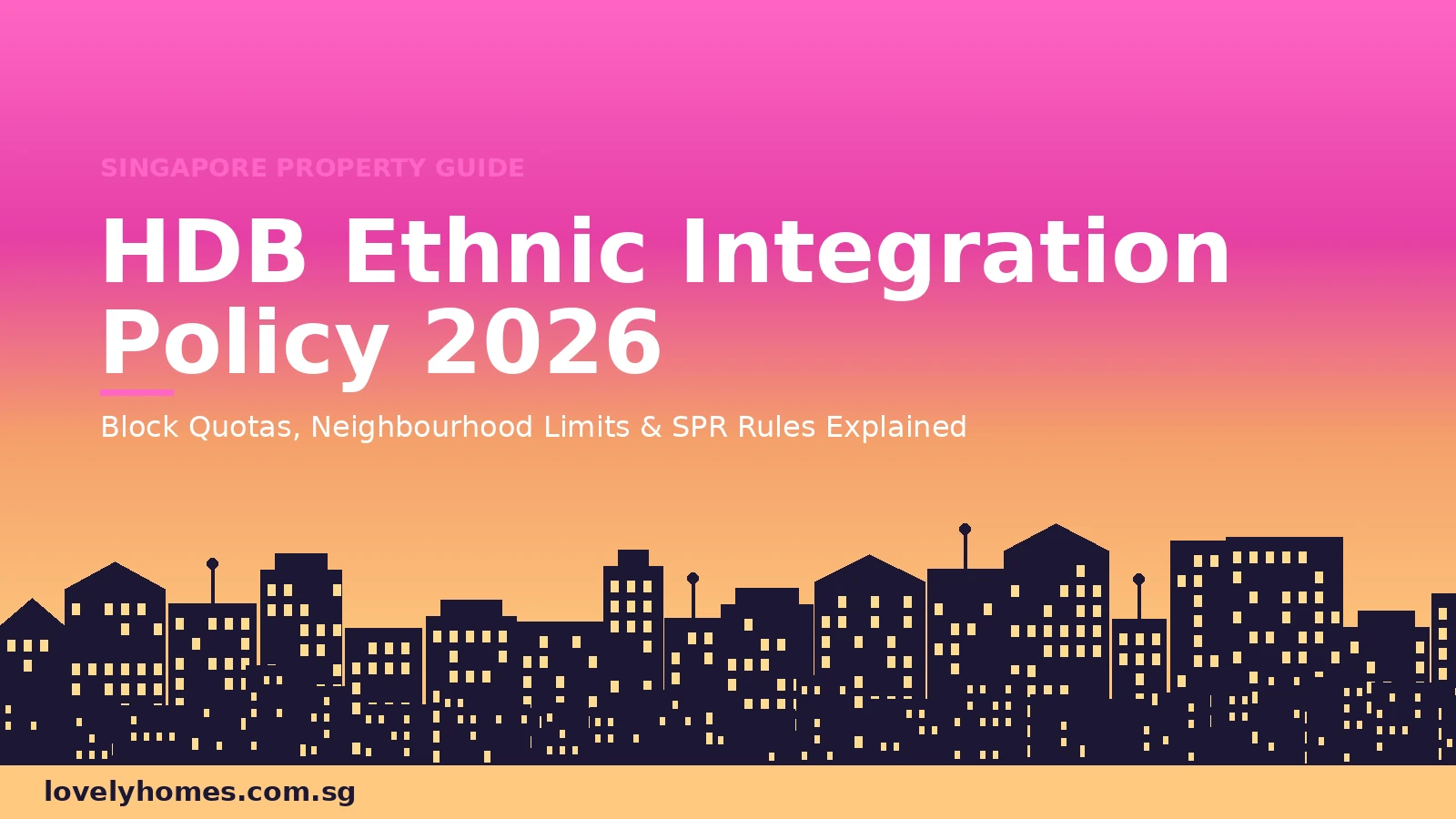 HDB Ethnic Integration Policy Singapore 2026 guide hero infographic