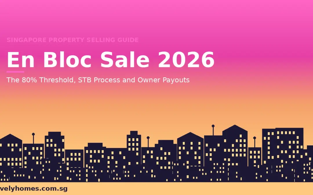 En Bloc Sale Singapore 2026: The 80% Threshold, STB Process and What Owners Receive