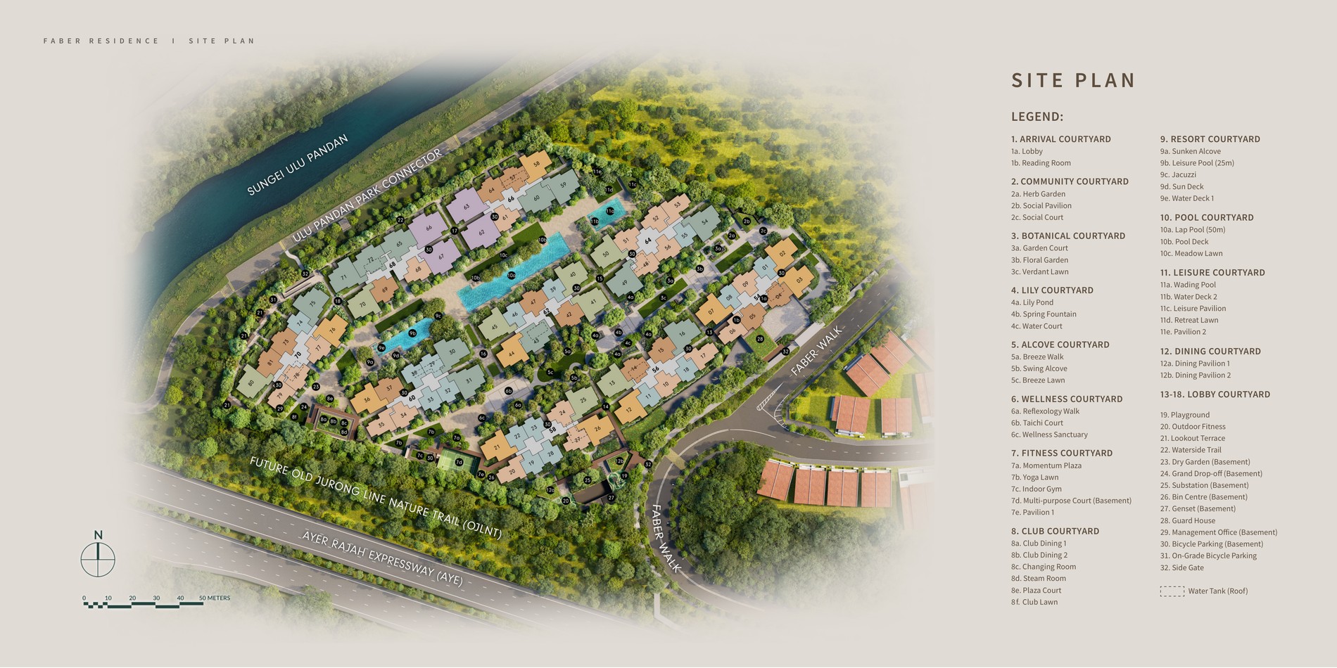 Faber Residence actual site plan