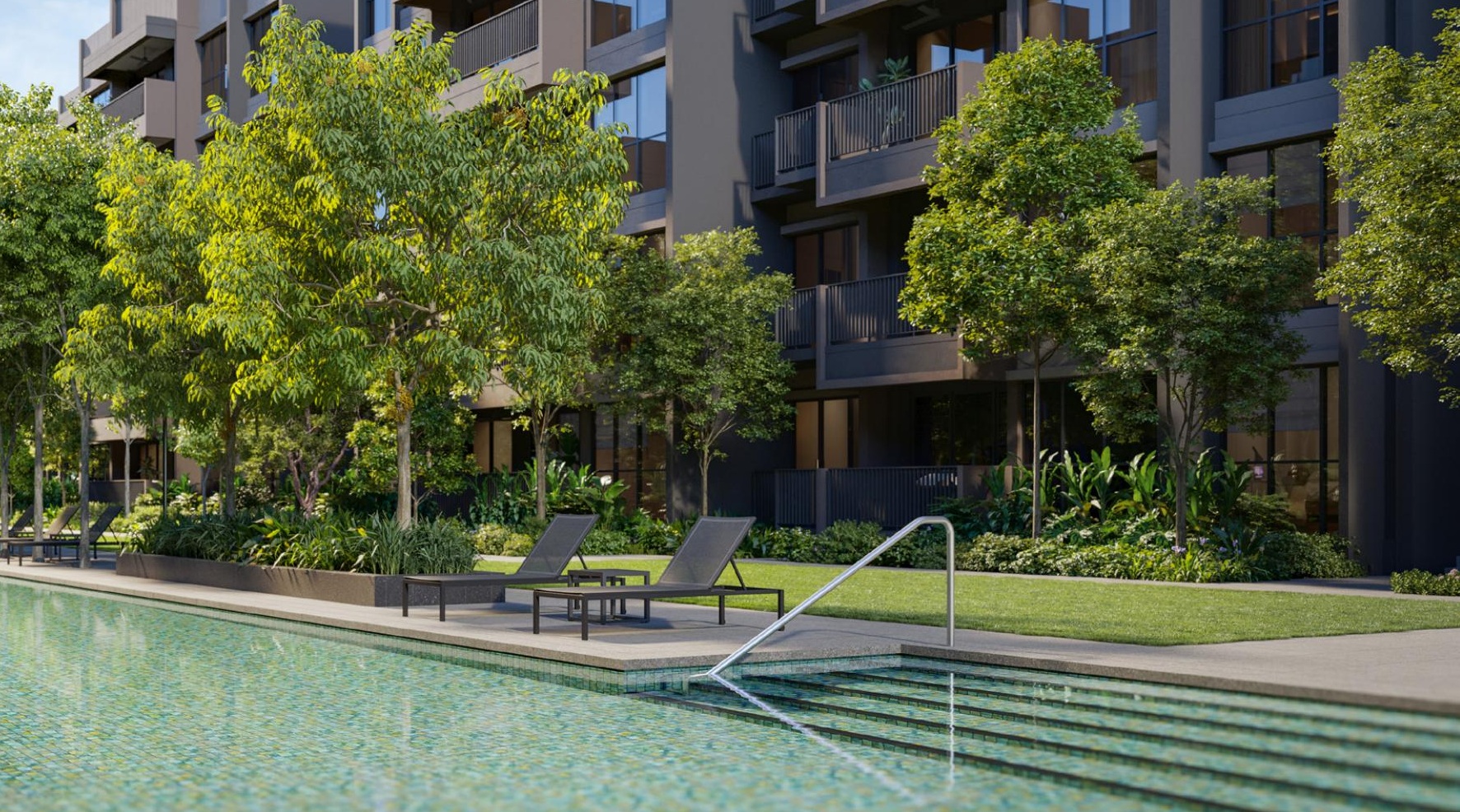 Faber Residence pool facility artist impression