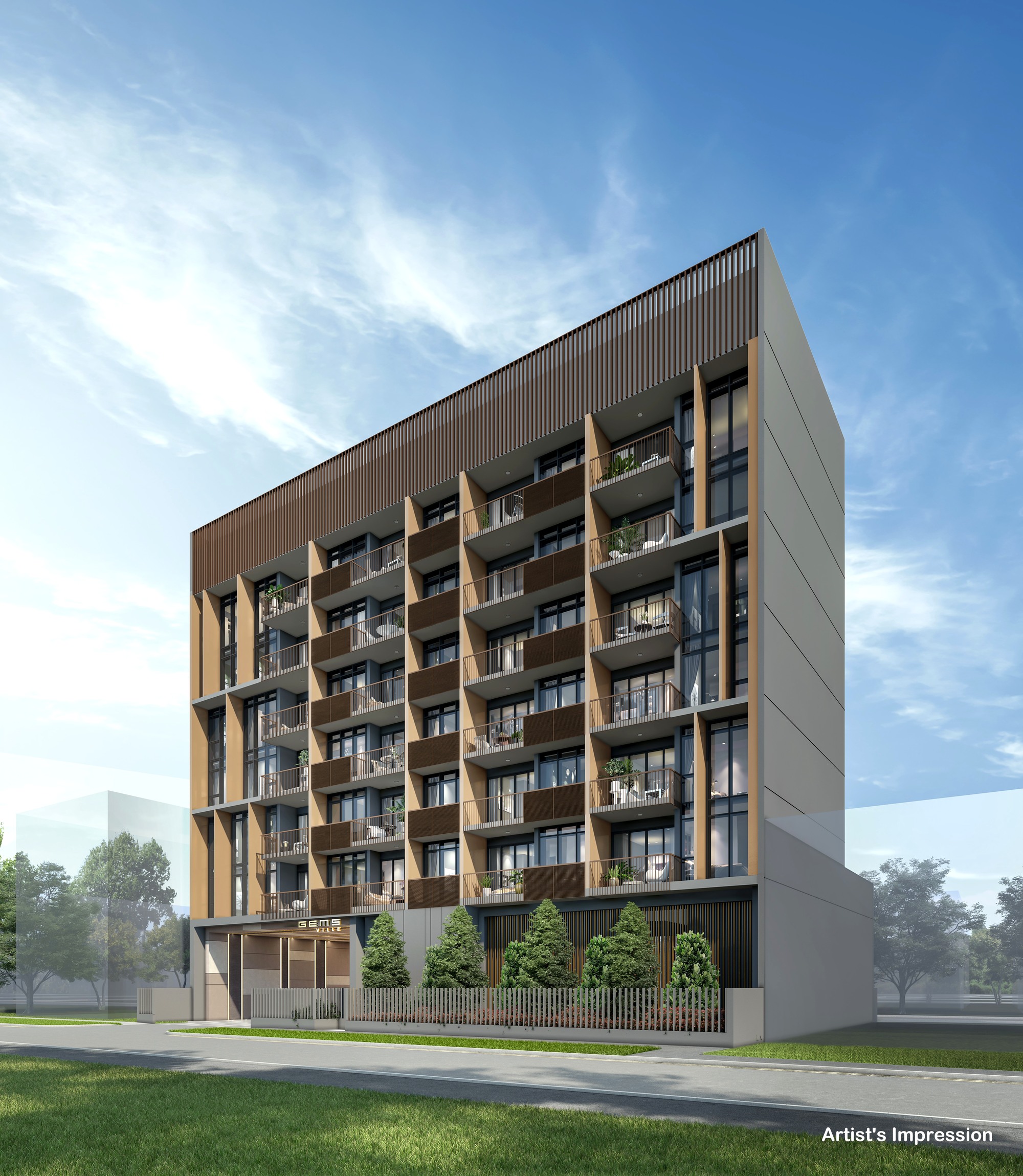 Gems Ville exterior artist impression