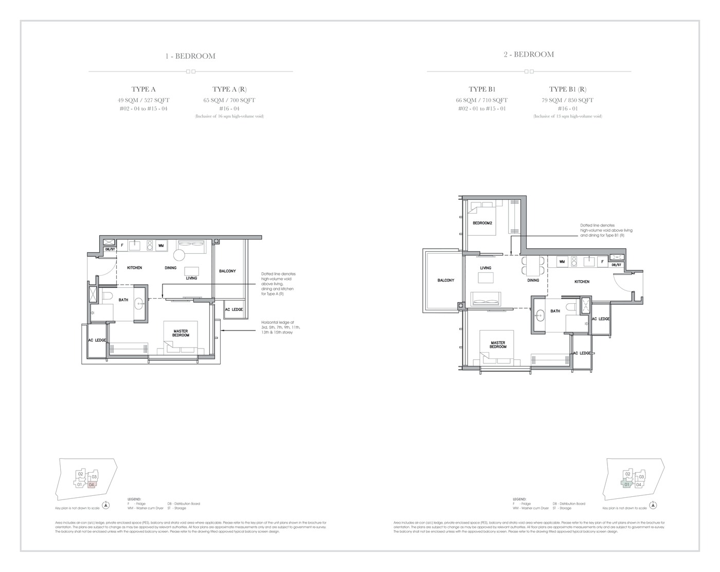 Grange 1866 1 Bedroom Type A floor plan