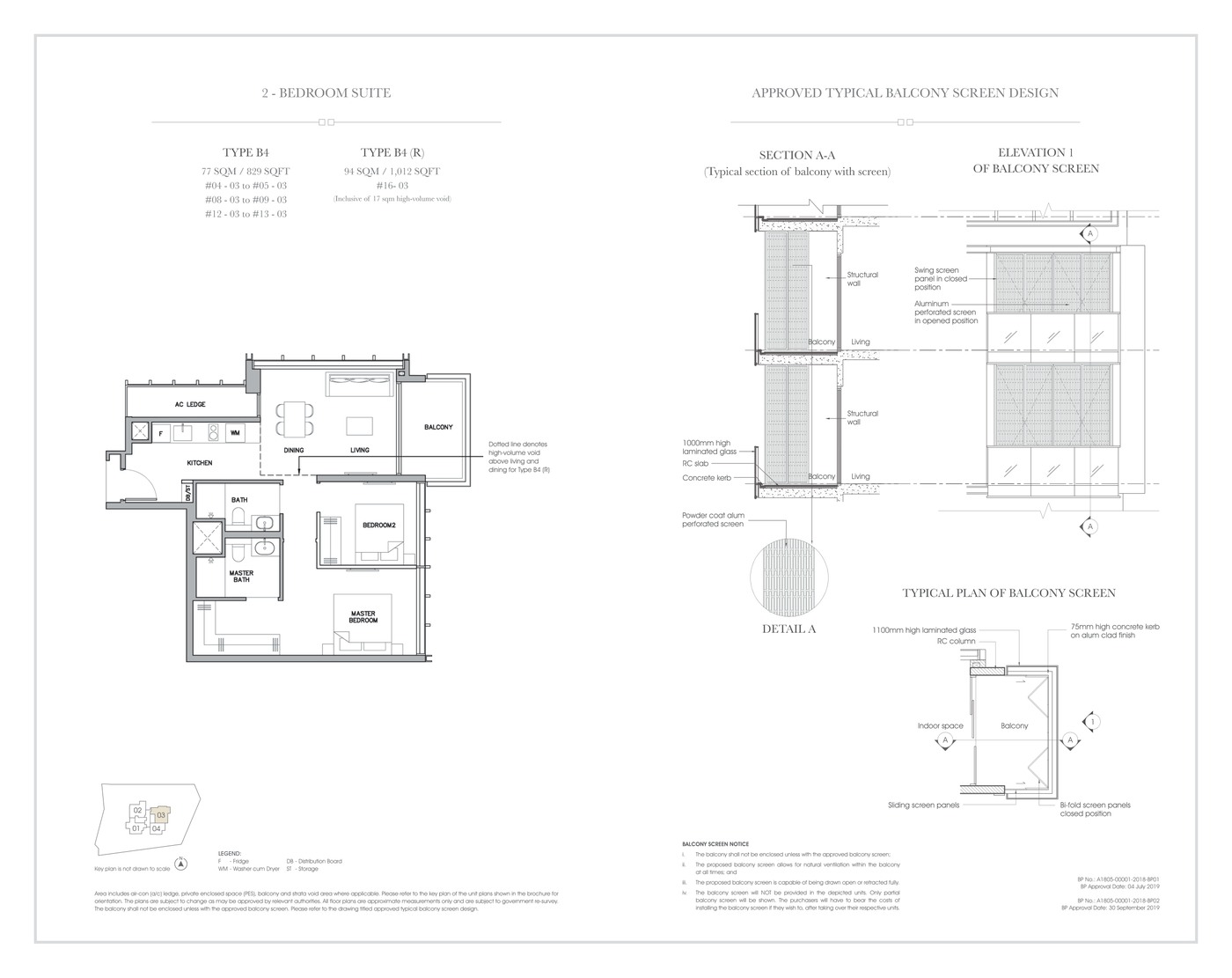 Grange 1866 2 Bedroom Suite and roof-terrace references floor plan