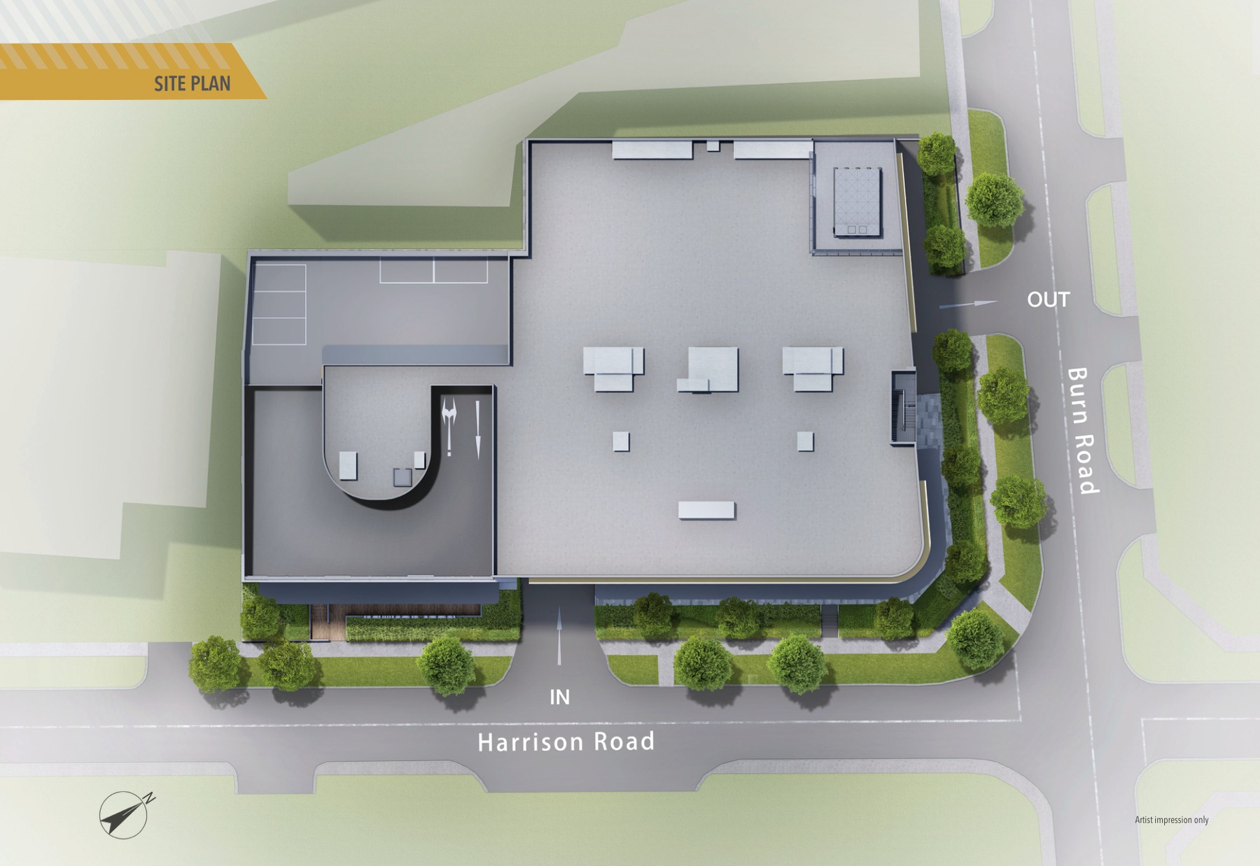 Harrison Food source site and location context plan