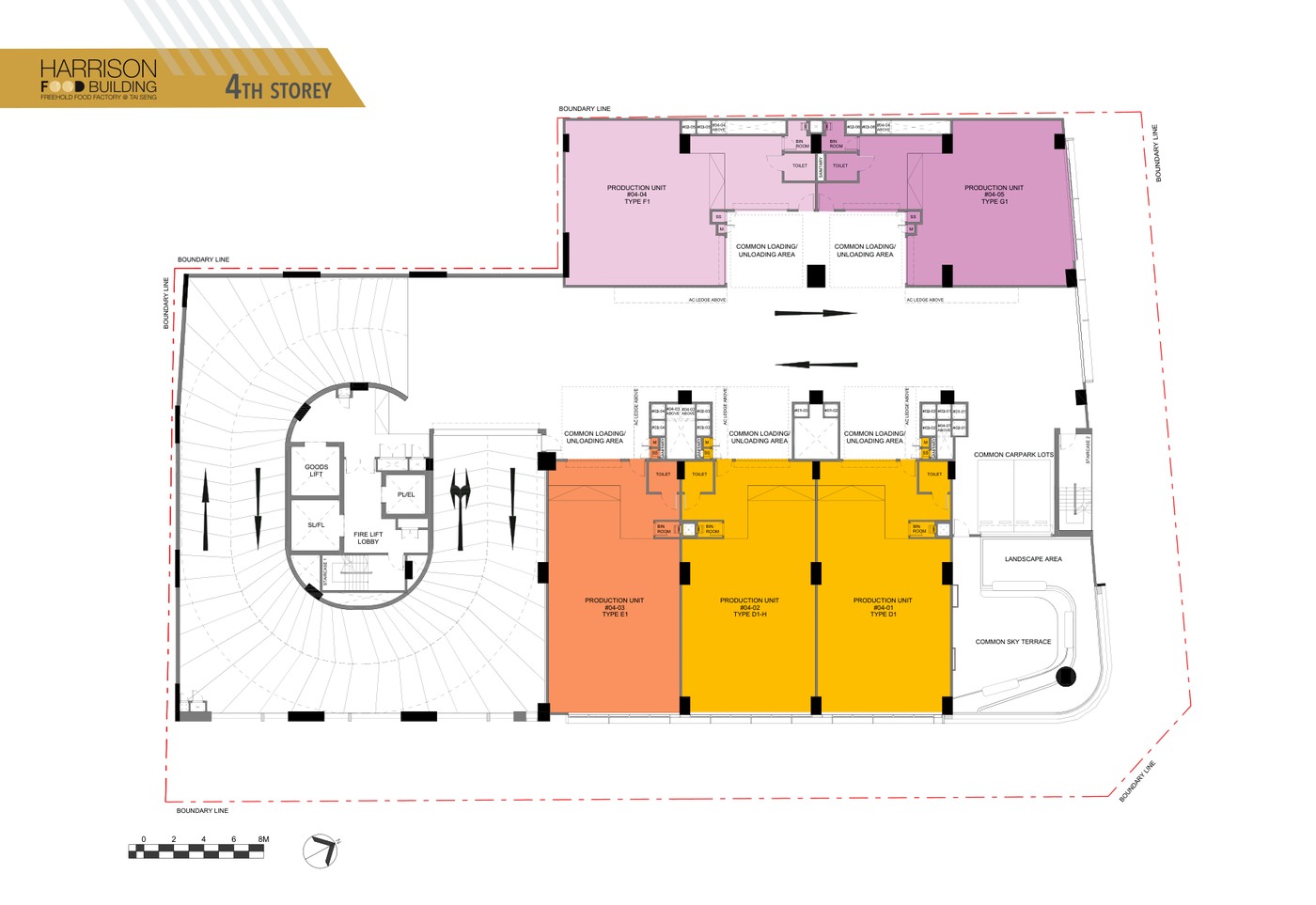 Harrison Food 5th Storey Plan floor plan