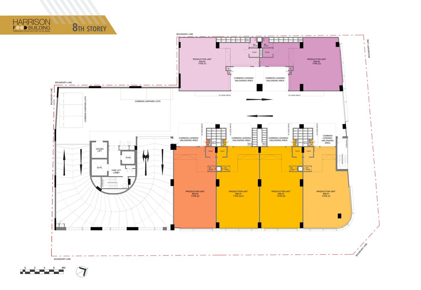 Harrison Food 8th Storey Plan floor plan