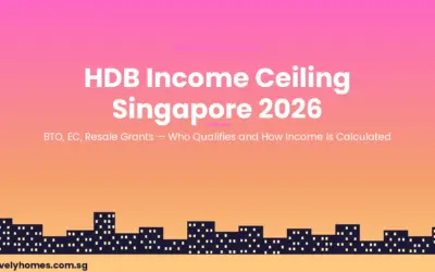 HDB Income Ceiling Singapore 2026: BTO, EC, EHG & Resale Grant Limits Explained