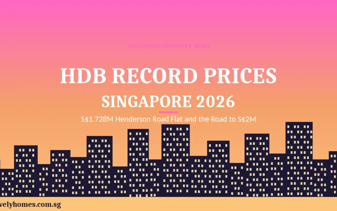 HDB Record Resale Prices Singapore 2026: S$1.728M Henderson Road Flat and the March Towards S$2 Million