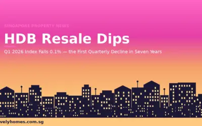 HDB Resale Price Index Q1 2026: First Quarterly Decline in Seven Years — What the 0.1% Dip Actually Means