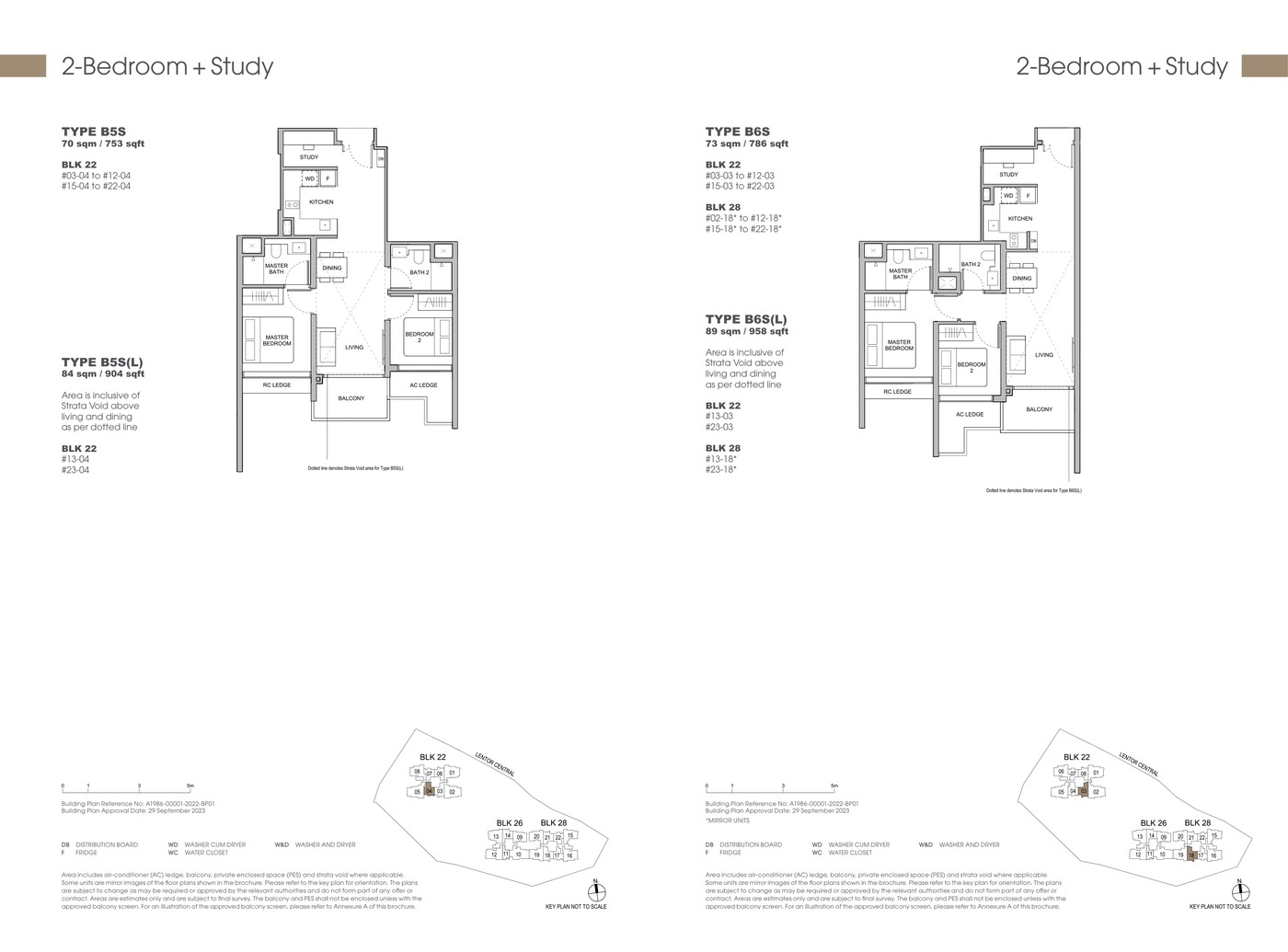 Hillock Green 2 Bedroom + Study floor plan