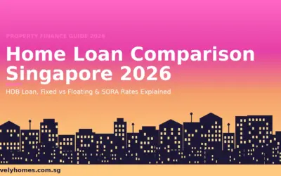 Home Loan Comparison Singapore 2026: HDB Loan, Fixed vs Floating and the SORA Explained