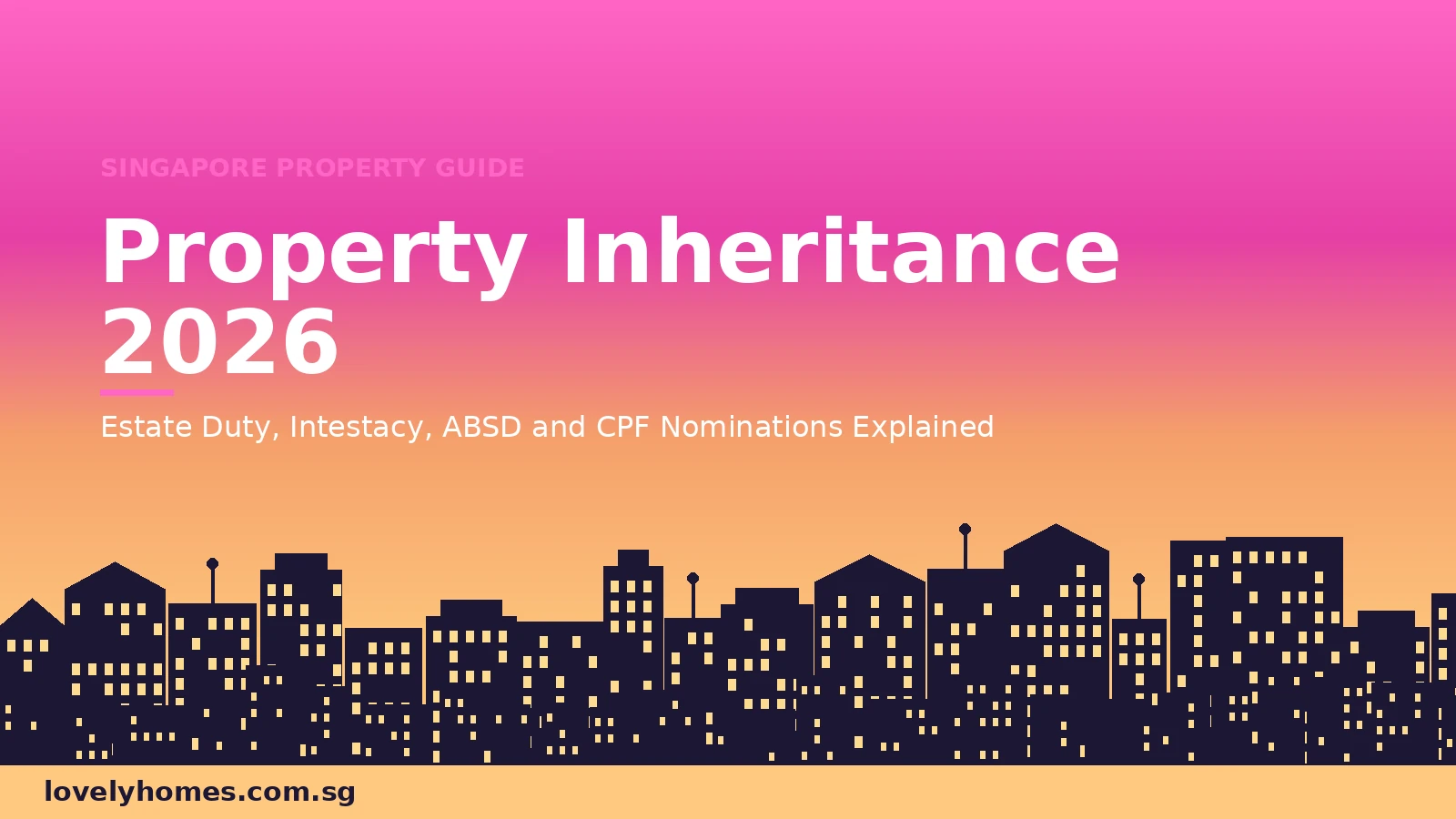 Property Inheritance Singapore 2026 hero - estate duty, intestacy, ABSD on inherited property and CPF nominations