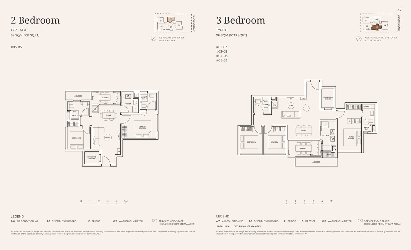 Jansen House 3 Bedroom Type B1 floor plan