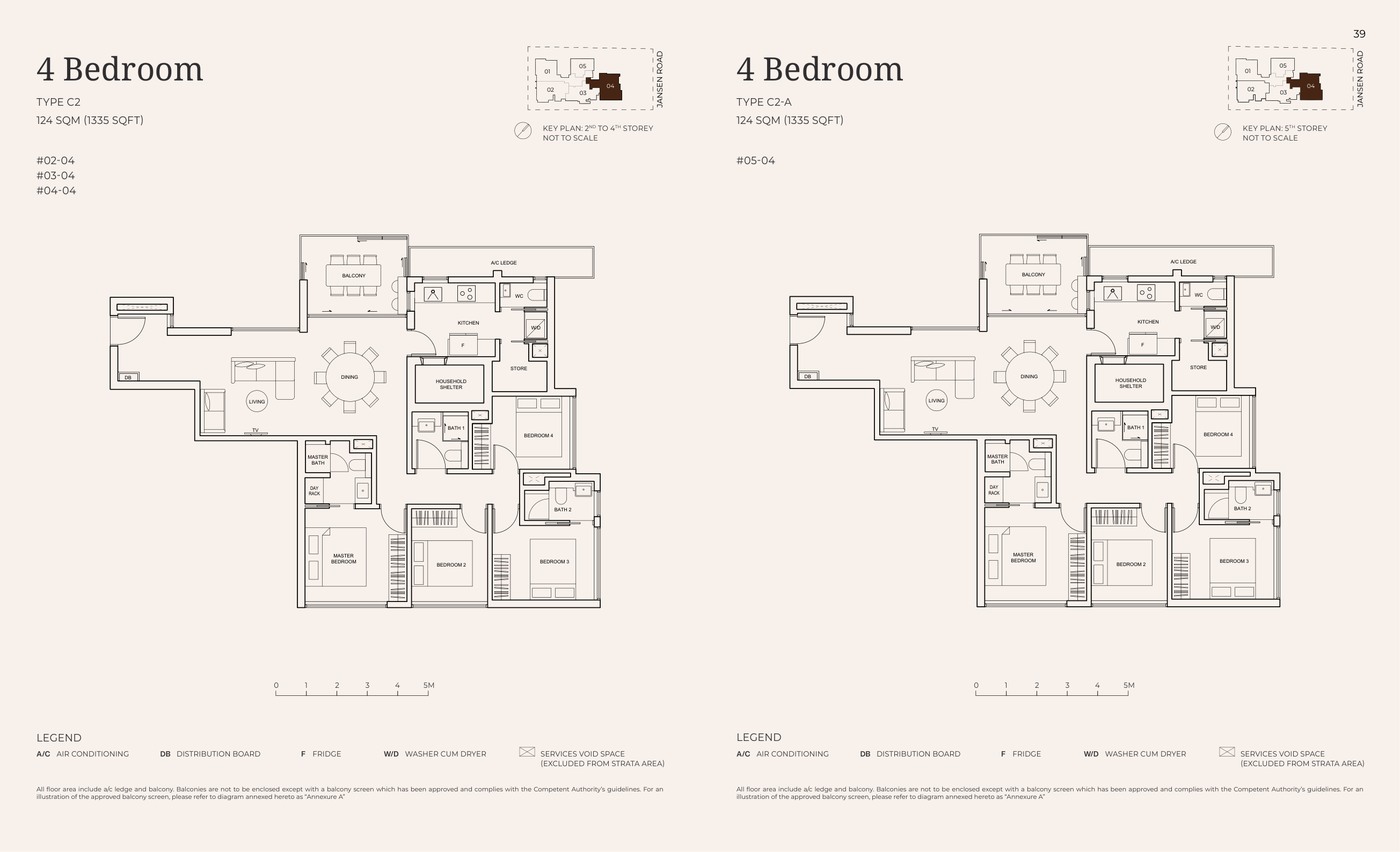 Jansen House 4 Bedroom Type C2 floor plan